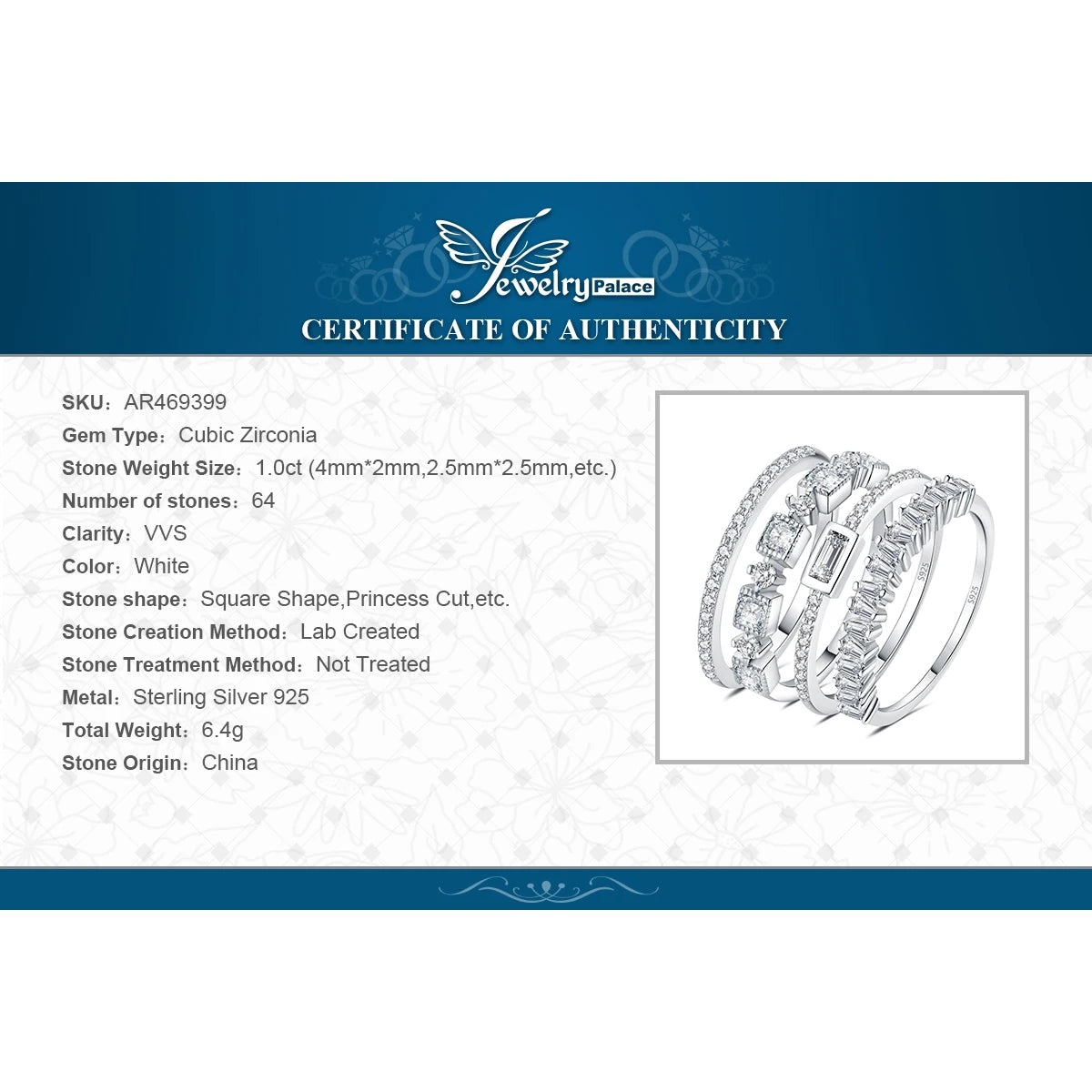 Exquisite 4-Piece 925 Sterling Silver Stackable Wedding Band Set Featuring AAAAA Cubic Zirconia - Ideal Gift for Women